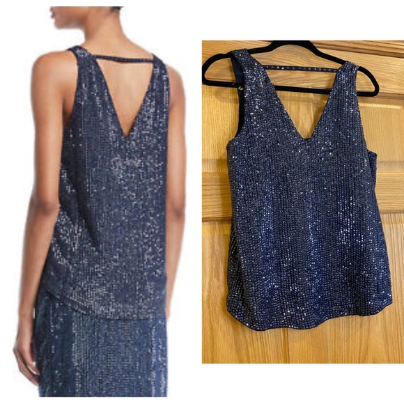 JOIE Deluca Sequin Tank Top - Picture 2 of 9